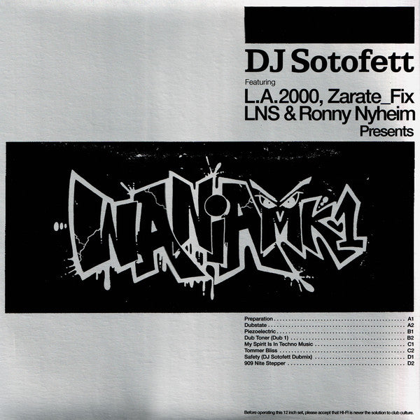 DJ Sotofett: WANIA MK1 (2LP)